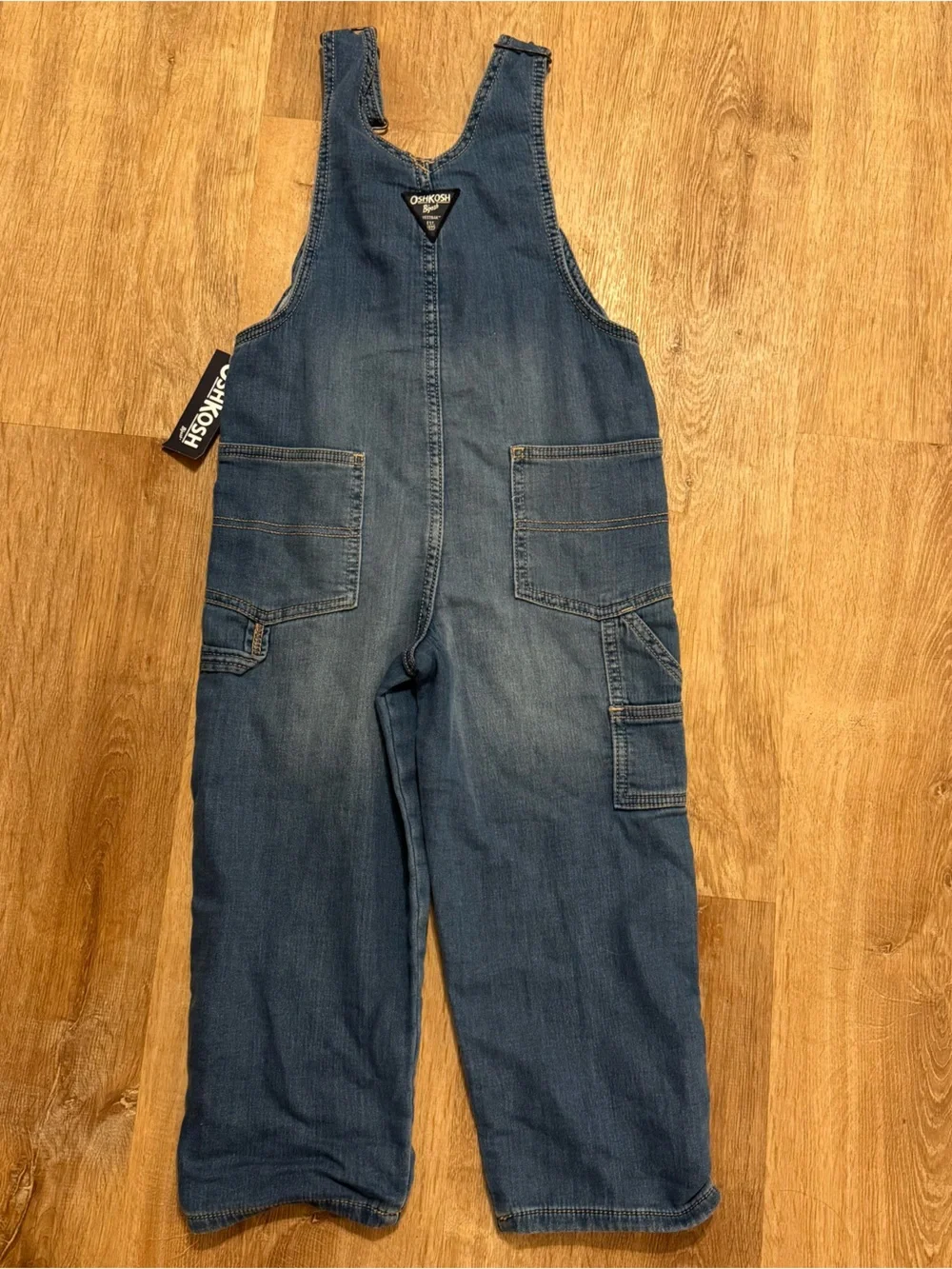 OshKosh B'gosh Classic Denim Overalls NWT 5T